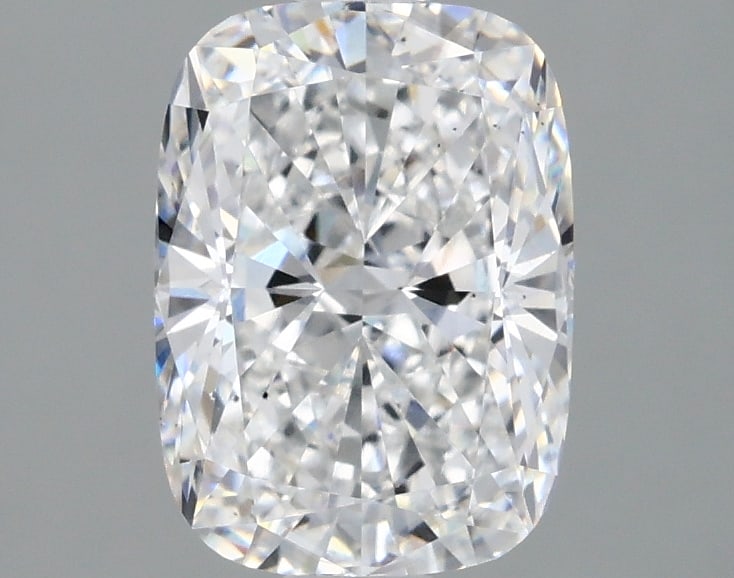 Loose Diamond - CUSHION 1.83ct D VS2: Loose Diamond - CUSHION 1.83ct D VS2 Source: This is a real non-mined Diamond that has been grown in a lab Shape: CUSHION Carats: 1.83 Color: D Clarity: VS2 Certification: IGI Condition: Pre-Owned PLE