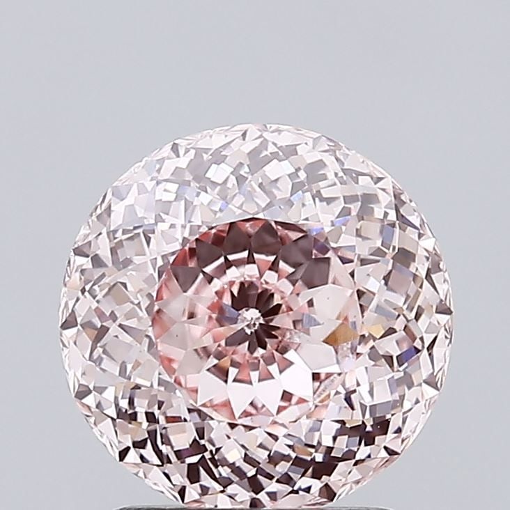 Loose Diamond - ROUND 1.87ct Fancy Intense Pink VS1: Loose Diamond - ROUND 1.87ct Fancy Intense Pink VS1 Source: This is a real non-mined Diamond that has been grown in a lab Shape: ROUND Carats: 1.87 Color: Fancy Intense Pink Certification: IGI Video: