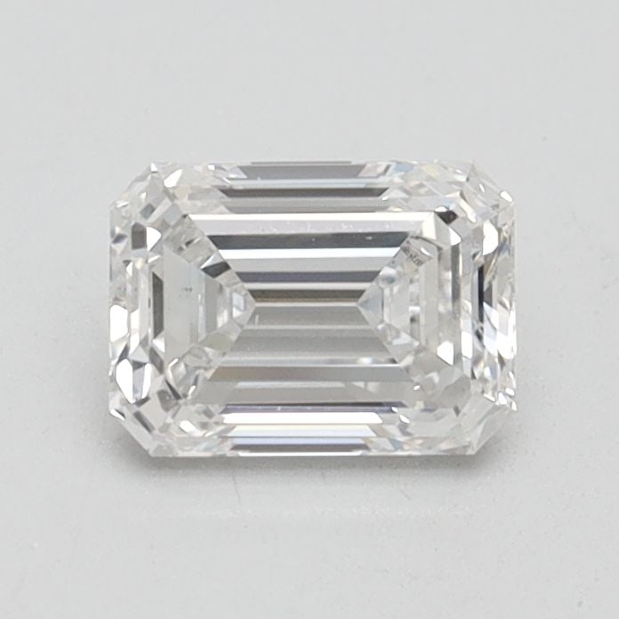 Loose Diamond - EMERALD 0.8ct E VS2: Loose Diamond - EMERALD 0.8ct E VS2 Source: This is a real non-mined Diamond that has been grown in a lab Shape: EMERALD Carats: 0.8 Color: E Clarity: VS2 Certification: IGI Video:
