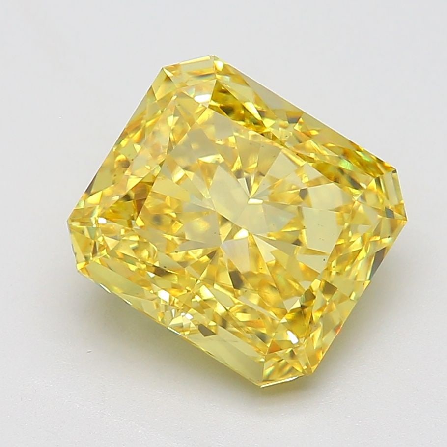 Loose Diamond - RADIANT 7.16ct Fancy Vivid Yellow VS2: Loose Diamond - RADIANT 7.16ct Fancy Vivid Yellow VS2 Source: This is a real non-mined Diamond that has been grown in a lab Shape: RADIANT Carats: 7.16 Color: Fancy Vivid Yellow Certification: IGI