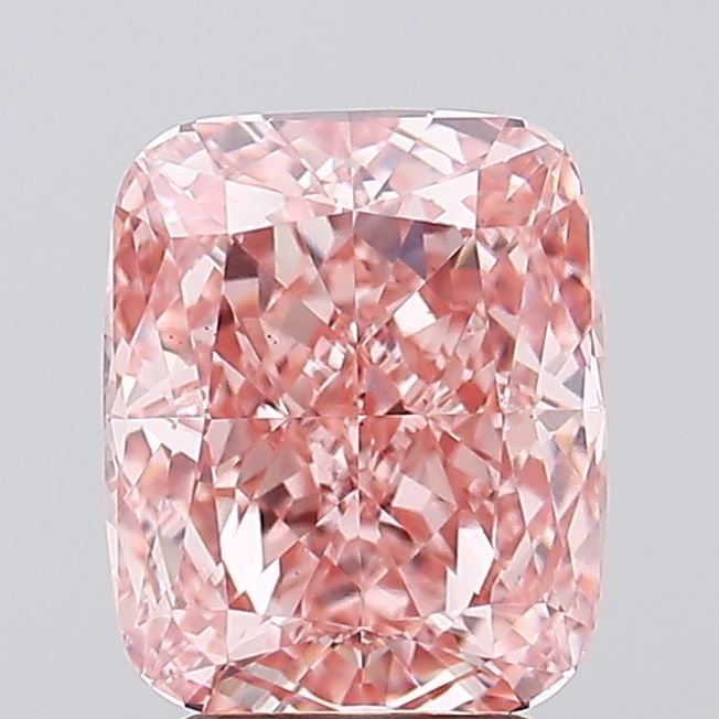 Loose Diamond - CUSHION MODIFIED 3.63ct Fancy Vivid Pink VS1: Loose Diamond - CUSHION MODIFIED 3.63ct Fancy Vivid Pink VS1 Source: This is a real non-mined Diamond that has been grown in a lab Shape: CUSHION MODIFIED Carats: 3.63 Color: Fancy Vivid Pink Certific