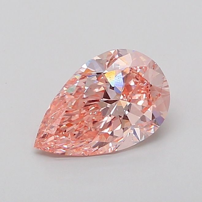 Loose Diamond - PEAR 2.02ct Fancy Vivid Pink VS1: Loose Diamond - PEAR 2.02ct Fancy Vivid Pink VS1 Source: This is a real non-mined Diamond that has been grown in a lab Shape: PEAR Carats: 2.02 Color: Fancy Vivid Pink Certification: IGI Video: