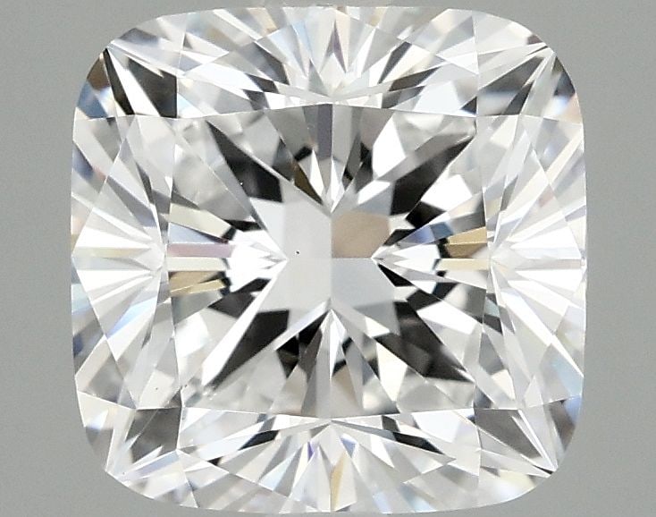 Loose Diamond - CUSHION MODIFIED 2.51ct E VS1: Loose Diamond - CUSHION MODIFIED 2.51ct E VS1 Source: This is a real non-mined Diamond that has been grown in a lab Shape: CUSHION MODIFIED Carats: 2.51 Color: E Clarity: VS1 Certification: IGI Video:
