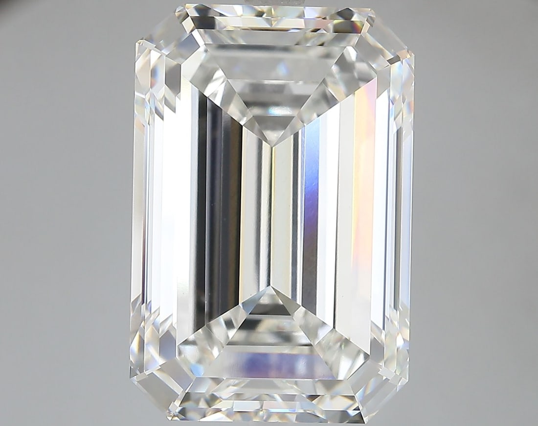Loose Diamond - EMERALD 15.27ct G VVS2: Loose Diamond - EMERALD 15.27ct G VVS2 Source: This is a real non-mined Diamond that has been grown in a lab Shape: EMERALD Carats: 15.27 Color: G Clarity: VVS2 Certification: IGI Video: