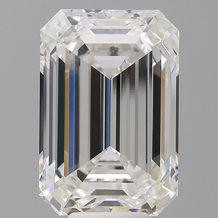 Loose Diamond - EMERALD 9.6ct F VS1: Loose Diamond - EMERALD 9.6ct F VS1 Source: This is a real non-mined Diamond that has been grown in a lab Shape: EMERALD Carats: 9.6 Color: F Clarity: VS1 Certification: IGI Video: