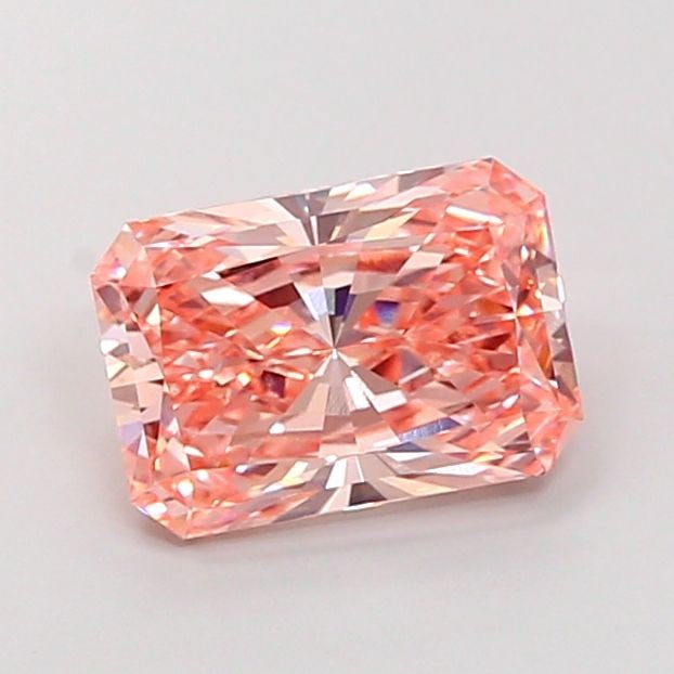 Loose Diamond - RADIANT 3.53ct Fancy Vivid Pink VS1: Loose Diamond - RADIANT 3.53ct Fancy Vivid Pink VS1 Source: This is a real non-mined Diamond that has been grown in a lab Shape: RADIANT Carats: 3.53 Color: Fancy Vivid Pink Certification: IGI Video: