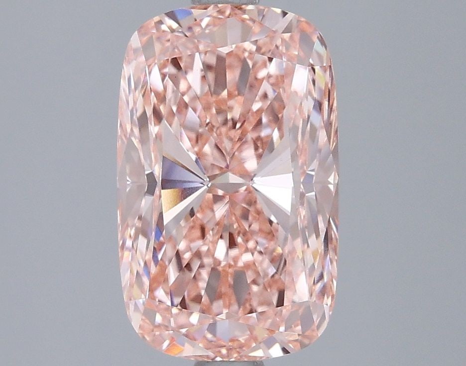 Loose Diamond - CUSHION MODIFIED 3.01ct Fancy Vivid Pink VVS2: Loose Diamond - CUSHION MODIFIED 3.01ct Fancy Vivid Pink VVS2 Source: This is a real non-mined Diamond that has been grown in a lab Shape: CUSHION MODIFIED Carats: 3.01 Color: Fancy Vivid Pink Certifi
