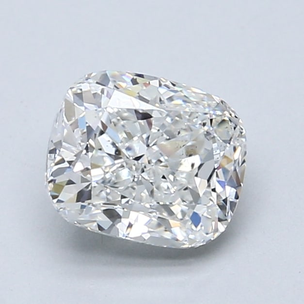Loose Diamond - CUSHION 1.5ct F SI1: Loose Diamond - CUSHION 1.5ct F SI1 Source: Natural Mined Diamond Shape: CUSHION Carats: 1.5 Color: F Clarity: SI1 Certification: GIA Condition: Pre-Owned PLEASE NOTE: Framed, Large, or heavy items do