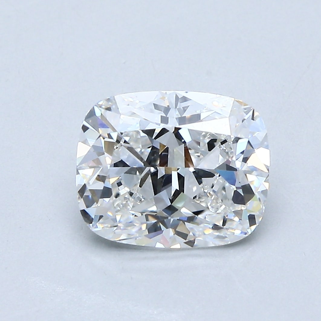 Loose Diamond - CUSHION 2.29ct E VVS1: Loose Diamond - CUSHION 2.29ct E VVS1 Source: Natural Mined Diamond Shape: CUSHION Carats: 2.29 Color: E Clarity: VVS1 Certification: GIA Condition: Pre-Owned PLEASE NOTE: Framed, Large, or heavy item