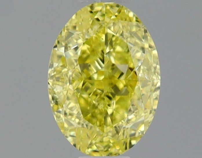Loose Diamond - OVAL 0.53ct Fancy Intense Yellow SI1: Loose Diamond - OVAL 0.53ct Fancy Intense Yellow SI1 Source: Natural Shape: OVAL Carats: 0.53 Color: Fancy Intense Yellow Certification: GIA Video: