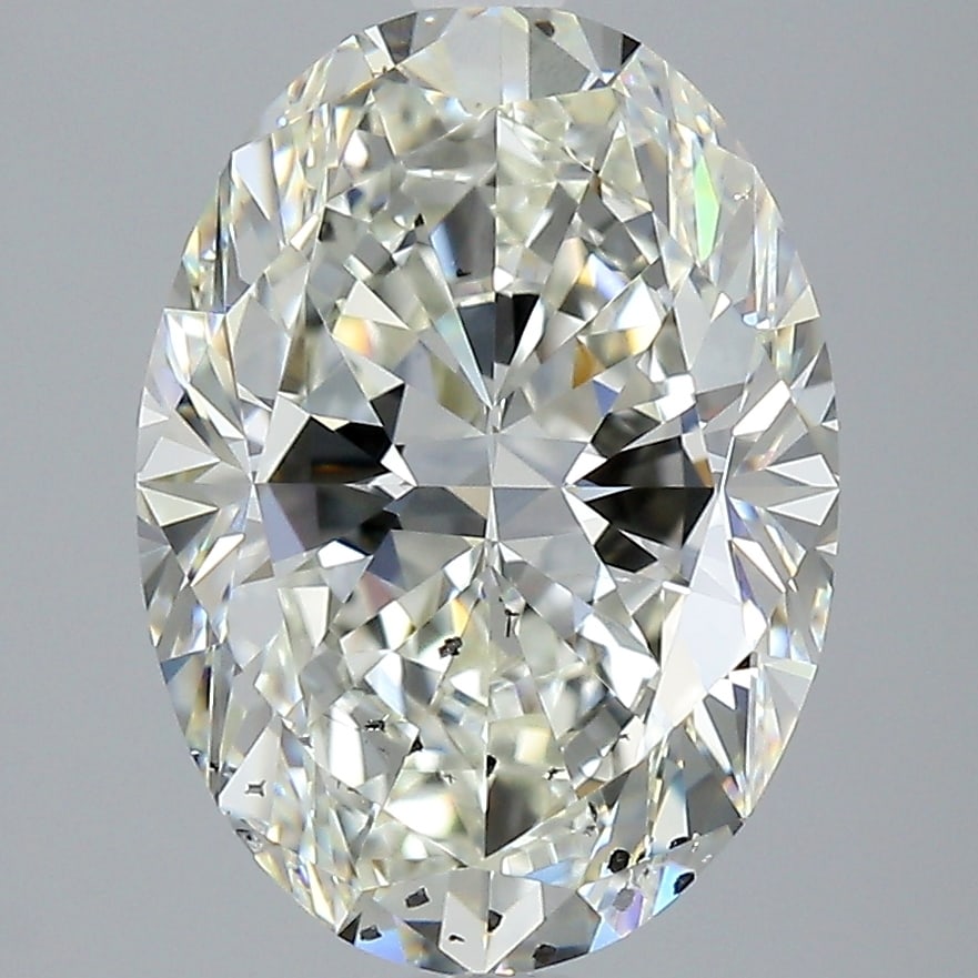 Loose Diamond - OVAL 4.44ct J SI2: Loose Diamond - OVAL 4.44ct J SI2 Source: Natural Mined Diamond Shape: OVAL Carats: 4.44 Color: J Clarity: SI2 Certification: GIA Condition: Pre-Owned PLEASE NOTE: Framed, Large, or heavy items do not