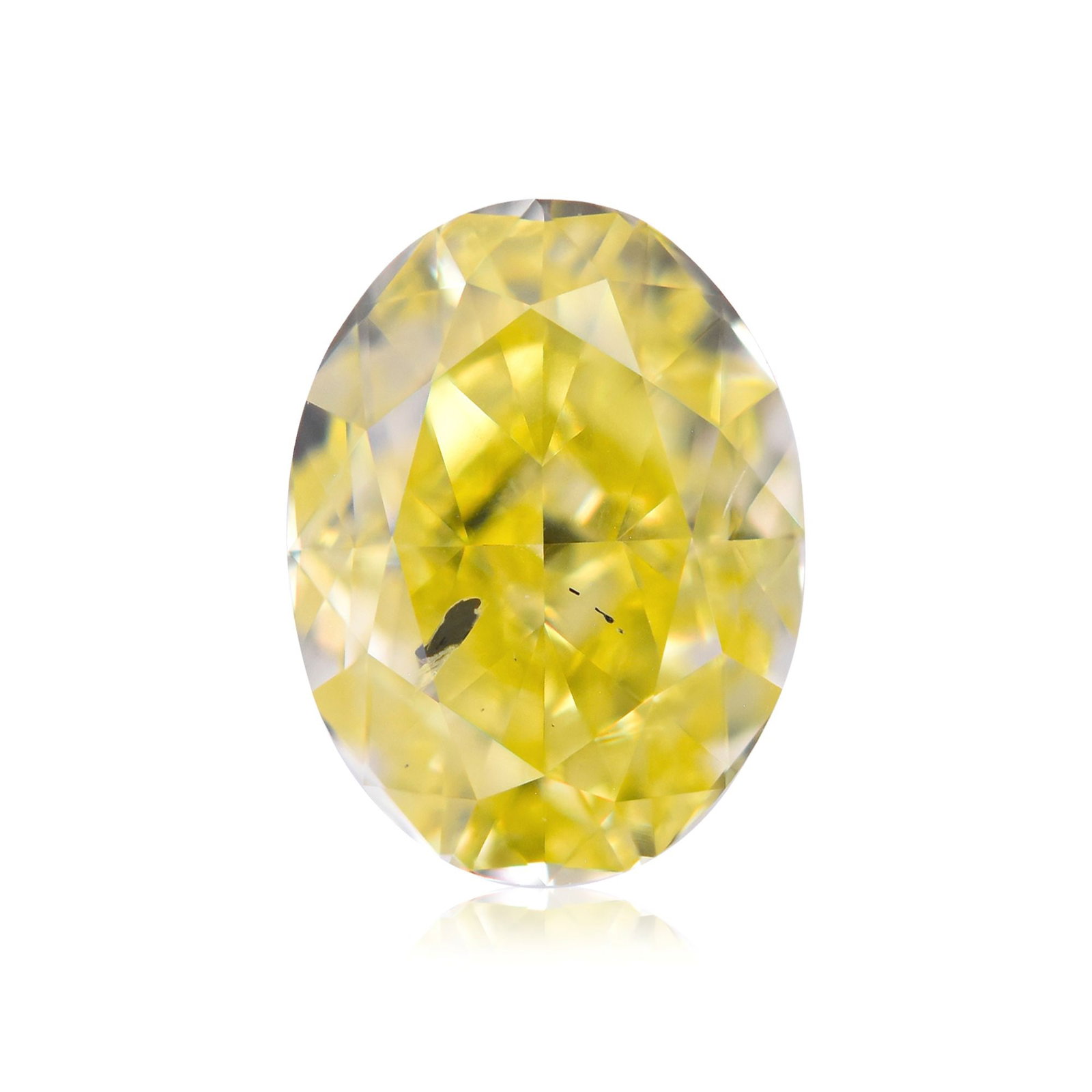 Loose Diamond - OVAL 1.01ct Fancy Intense Yellow: Loose Diamond - OVAL 1.01ct Fancy Intense Yellow Source: Natural Shape: OVAL Carats: 1.01 Color: Fancy Intense Yellow Certification: GIA Video: