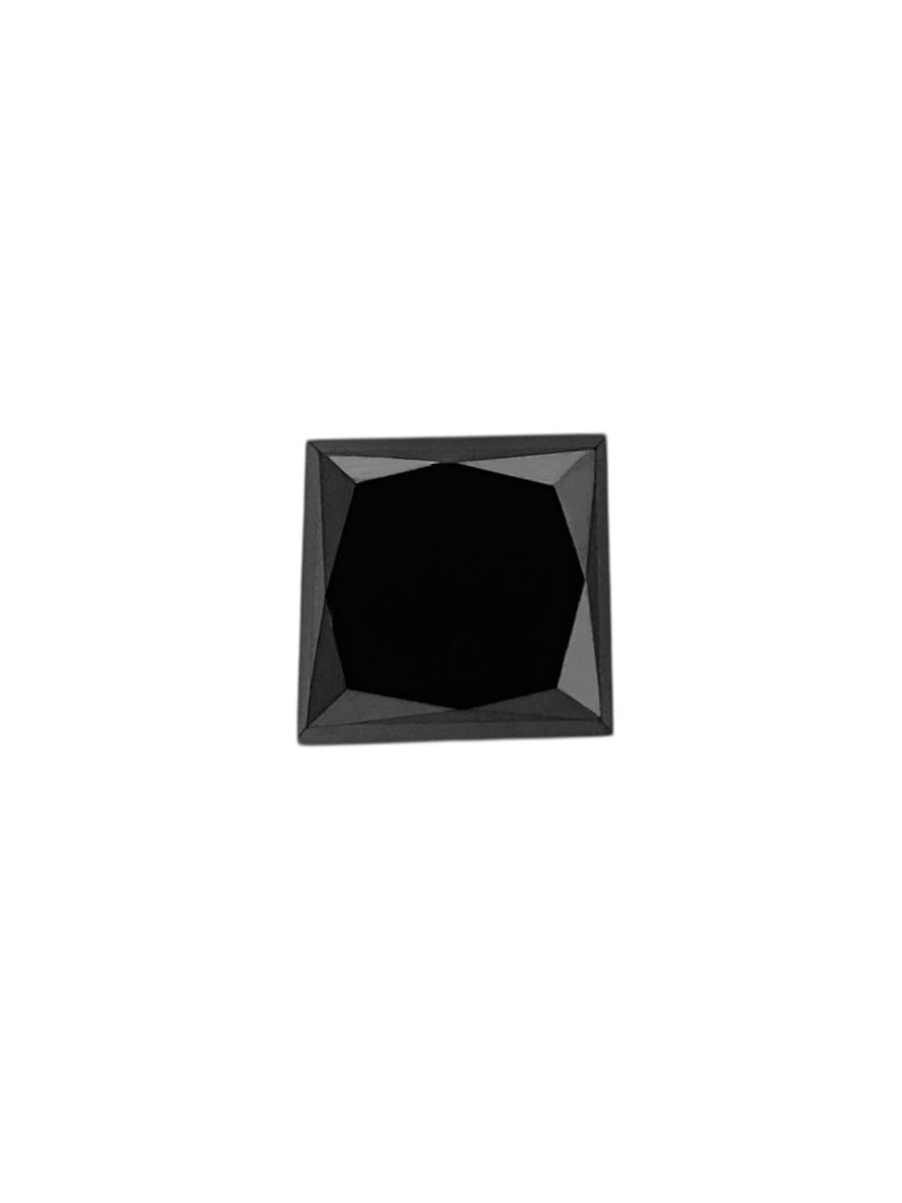 Loose Diamond - PRINCESS 0.31ct Fancy Black VVS2: Loose Diamond - PRINCESS 0.31ct Fancy Black VVS2 Source: Natural Shape: PRINCESS Carats: 0.31 Color: Fancy Black Certification: NONE PLEASE NOTE: Framed, Large, or heavy items do not have shipping cos