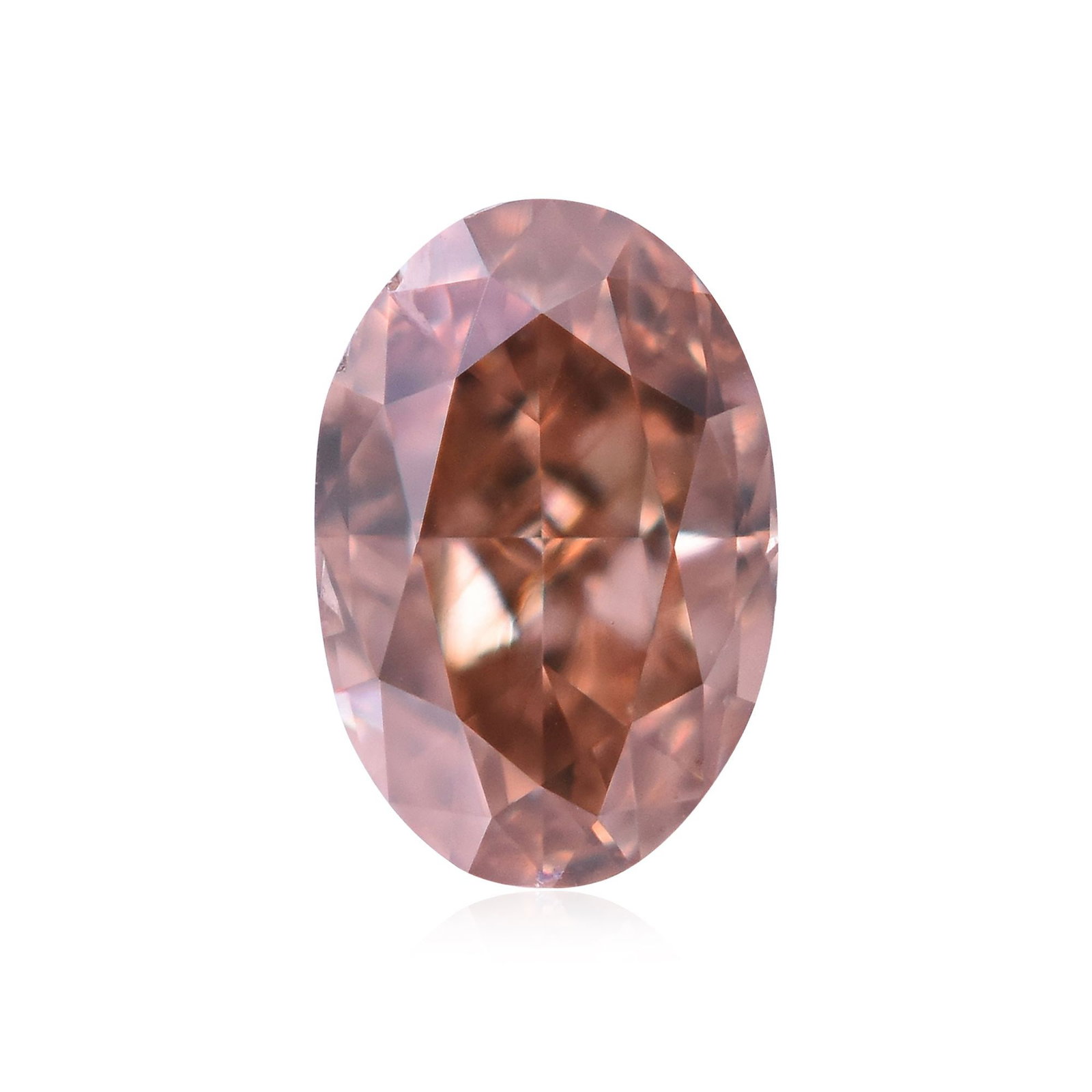Loose Diamond - OVAL 0.19ct Fancy Deep Orangey Pink SI1: Loose Diamond - OVAL 0.19ct Fancy Deep Orangey Pink SI1 Source: Natural Shape: OVAL Carats: 0.19 Color: Fancy Deep Orangey Pink Certification: GIA Video:
