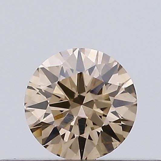Loose Diamond - ROUND 0.18ct Fancy Brown VS2: Loose Diamond - ROUND 0.18ct Fancy Brown VS2 Source: Natural Shape: ROUND Carats: 0.18 Color: Fancy Brown Certification: NONE Video: