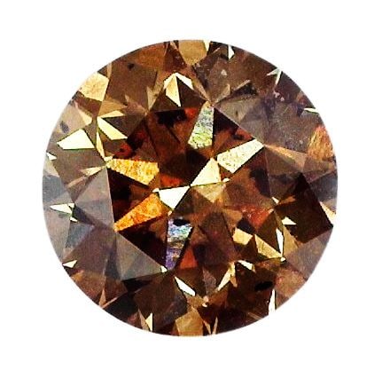 Loose Diamond - ROUND 1.68ct Fancy Dark Orange Brown SI2: Loose Diamond - ROUND 1.68ct Fancy Dark Orange Brown SI2 Source: Natural Shape: ROUND Carats: 1.68 Color: Fancy Dark Orange Brown Certification: GIA PLEASE NOTE: Framed, Large, or heavy items do not h