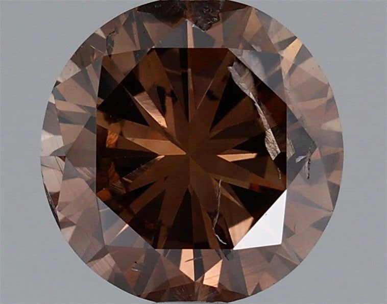 Loose Diamond - ROUND 1.41ct Fancy Dark Orangey Brown (1 of 1)