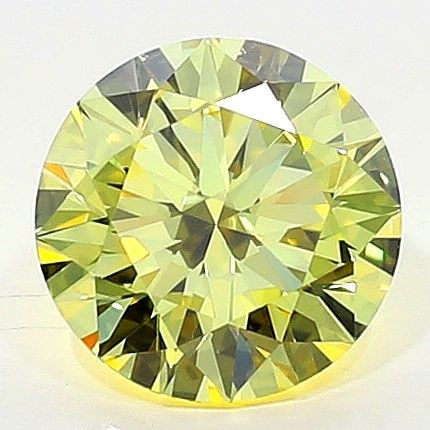 Loose Diamond - ROUND 0.42ct Fancy Intense Yellow VVS2: Loose Diamond - ROUND 0.42ct Fancy Intense Yellow VVS2 Source: Natural Shape: ROUND Carats: 0.42 Color: Fancy Intense Yellow Certification: GIA PLEASE NOTE: Framed, Large, or heavy items do not have s