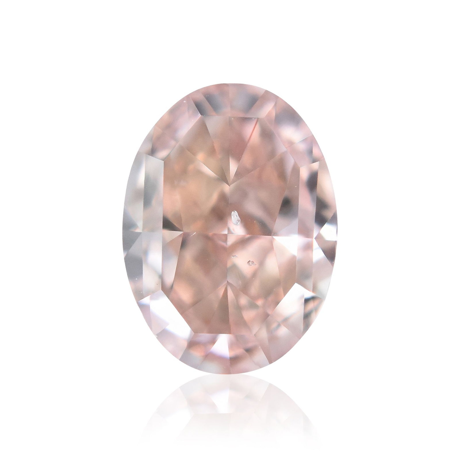 Loose Diamond - OVAL 0.5ct Fancy Brownish Orangey Pink SI2: Loose Diamond - OVAL 0.5ct Fancy Brownish Orangey Pink SI2 Source: Natural Shape: OVAL Carats: 0.5 Color: Fancy Brownish Orangey Pink Certification: GIA Video: