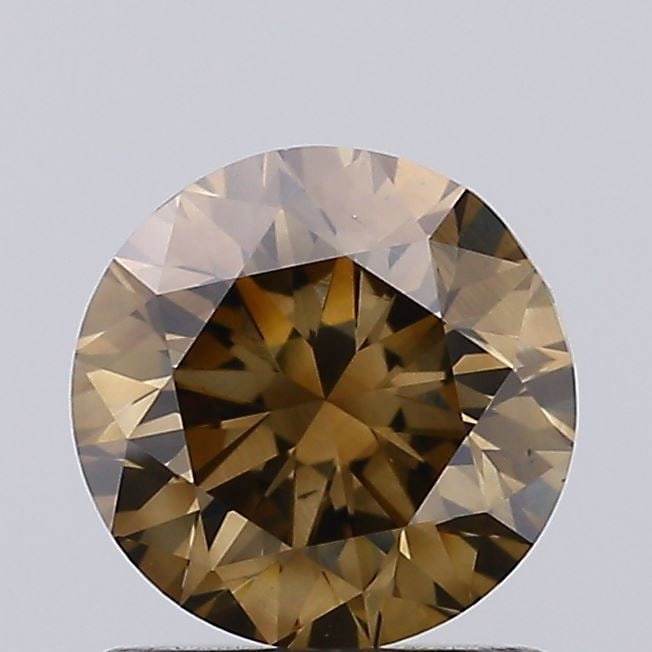 Loose Diamond - ROUND 1.0ct Fancy Brown SI1: Loose Diamond - ROUND 1.0ct Fancy Brown SI1 Source: Natural Shape: ROUND Carats: 1.0 Color: Fancy Brown Certification: NONE Video:
