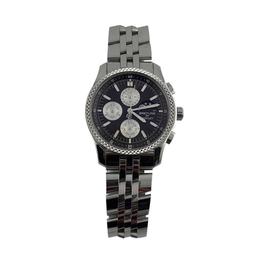 Bentley Mark VI Wristwatch 42mm Brown Dial Ref P19362 With Card: Bentley Mark VI Wristwatch 42mm Brown Dial Ref P19362 With Card This Breitling Bentley Mark VI features a brown dial and a stainless steel case measuring 42mm. It comes with warranty papers in the for