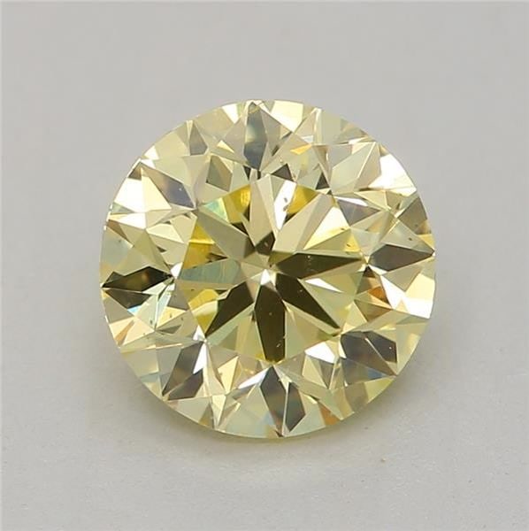 Loose Diamond - ROUND 0.86ct Fancy Yellow SI1: Loose Diamond - ROUND 0.86ct Fancy Yellow SI1 Source: Natural Shape: ROUND Carats: 0.86 Color: Fancy Yellow Certification: GIA Video: