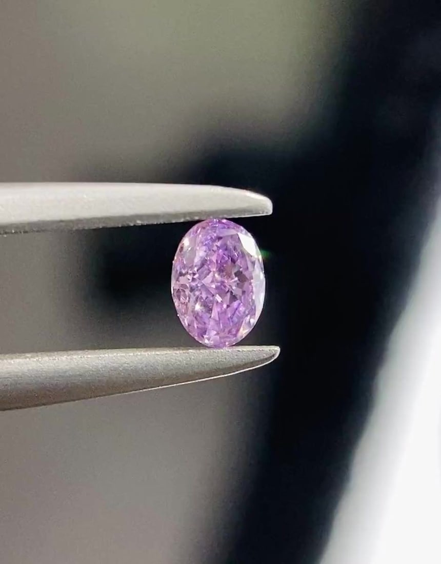 Loose Diamond - OVAL 0.17ct Fancy Intense Pinkish Purple SI1: Loose Diamond - OVAL 0.17ct Fancy Intense Pinkish Purple SI1 Source: Natural Shape: OVAL Carats: 0.17 Color: Fancy Intense Pinkish Purple Certification: GIA Video: