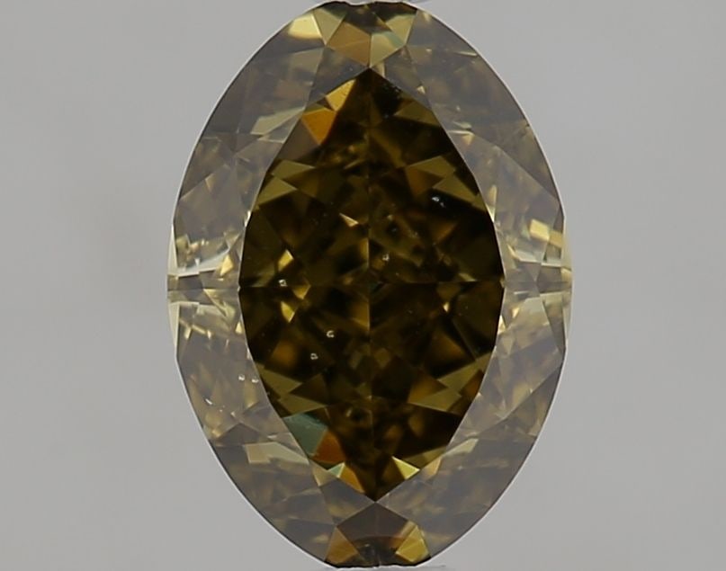 Loose Diamond - OVAL 1.02ct Fancy Deep Brown Greenish Yellow SI1: Loose Diamond - OVAL 1.02ct Fancy Deep Brown Greenish Yellow SI1 Source: Natural Shape: OVAL Carats: 1.02 Color: Fancy Deep Brown Greenish Yellow Certification: GIA Video: