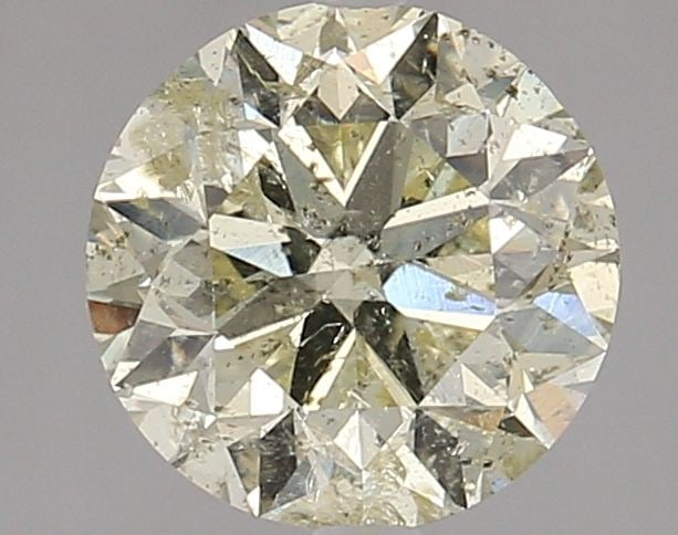 Loose Diamond - ROUND 2.13ct Y-Z I2: Loose Diamond - ROUND 2.13ct Y-Z I2 Source: Natural Shape: ROUND Carats: 2.13 Color: Y-Z Certification: NONE Video: