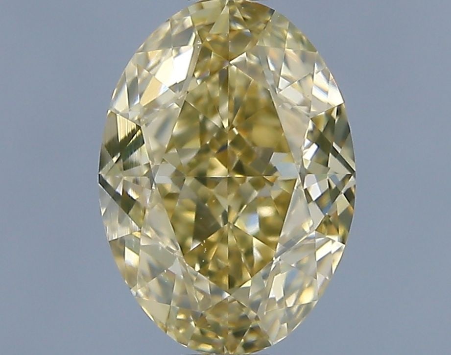 Loose Diamond - OVAL 1.26ct Fancy Yellow VS2: Loose Diamond - OVAL 1.26ct Fancy Yellow VS2 Source: Natural Shape: OVAL Carats: 1.26 Color: Fancy Yellow Certification: GIA Video: