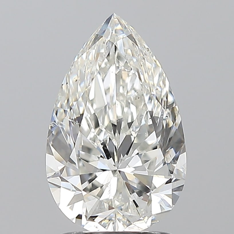 Loose Diamond - PEAR 2.01ct H SI2: Loose Diamond - PEAR 2.01ct H SI2 Source: Natural Mined Diamond Shape: PEAR Carats: 2.01 Color: H Clarity: SI2 Certification: GIA Condition: Pre-Owned PLEASE NOTE: Framed, Large, or heavy items do not