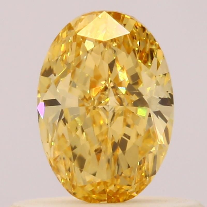 Loose Diamond - OVAL 0.46ct Fancy Intense Orange Yellow VS2: Loose Diamond - OVAL 0.46ct Fancy Intense Orange Yellow VS2 Source: Natural Shape: OVAL Carats: 0.46 Color: Fancy Intense Orange Yellow Certification: GIA Video: