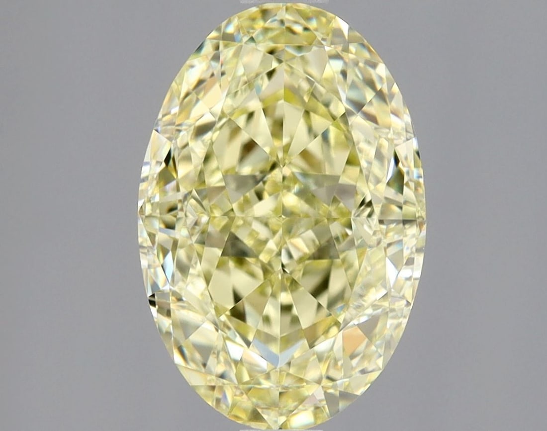 Loose Diamond - OVAL 2.06ct Fancy Light Yellow IF: Loose Diamond - OVAL 2.06ct Fancy Light Yellow IF Source: Natural Shape: OVAL Carats: 2.06 Color: Fancy Light Yellow Certification: GIA Video:
