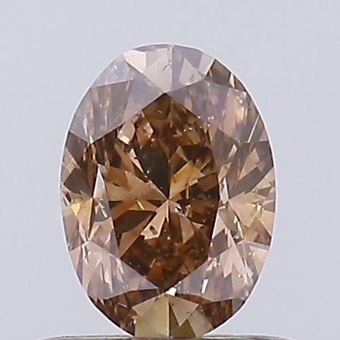 Loose Diamond - OVAL 0.5ct Fancy Brown SI2: Loose Diamond - OVAL 0.5ct Fancy Brown SI2 Source: Natural Shape: OVAL Carats: 0.5 Color: Fancy Brown Certification: NONE Video:
