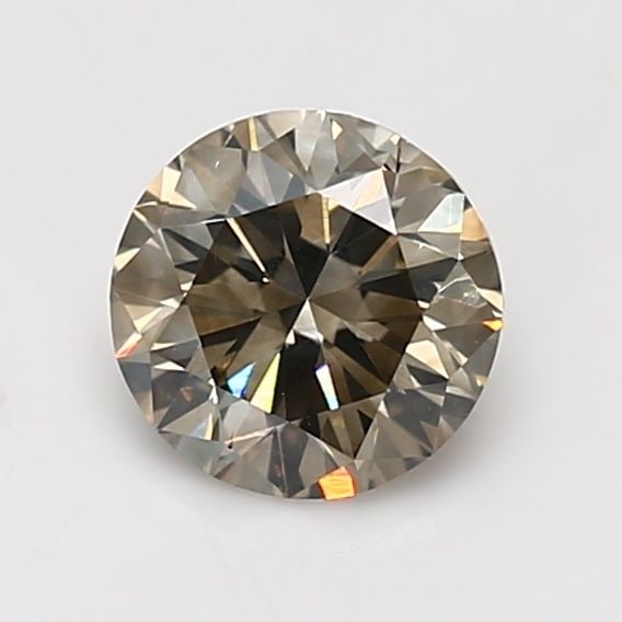 Loose Diamond - ROUND 1.32ct Fancy Brown SI2: Loose Diamond - ROUND 1.32ct Fancy Brown SI2 Source: Natural Shape: ROUND Carats: 1.32 Color: Fancy Brown Certification: GIA Video: