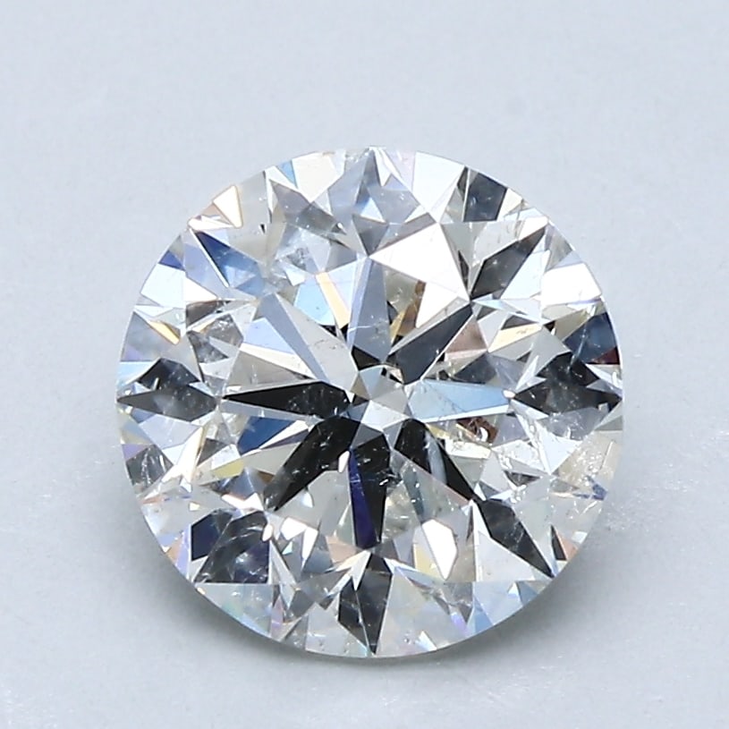 Loose Diamond - Round 2.06ct H I1: Loose Diamond - Round 2.06ct H I1 Source: Natural Mined Diamond Shape: Round Carats: 2.06 Color: H Clarity: I1 Certification: GIA Condition: Pre-Owned PLEASE NOTE: Framed, Large, or heavy items do not