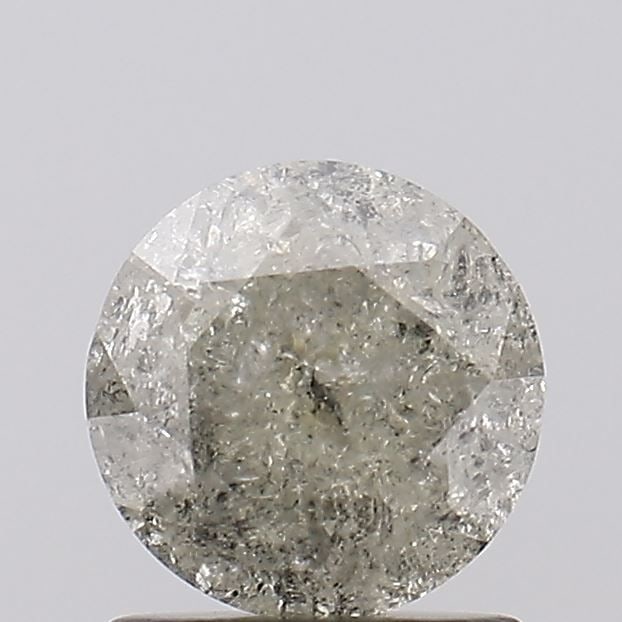 Loose Diamond - ROUND 1.21ct Salt and Pepper I3: Loose Diamond - ROUND 1.21ct Salt and Pepper I3 Source: Natural Shape: ROUND Carats: 1.21 Color: Salt and Pepper Certification: NONE Video: