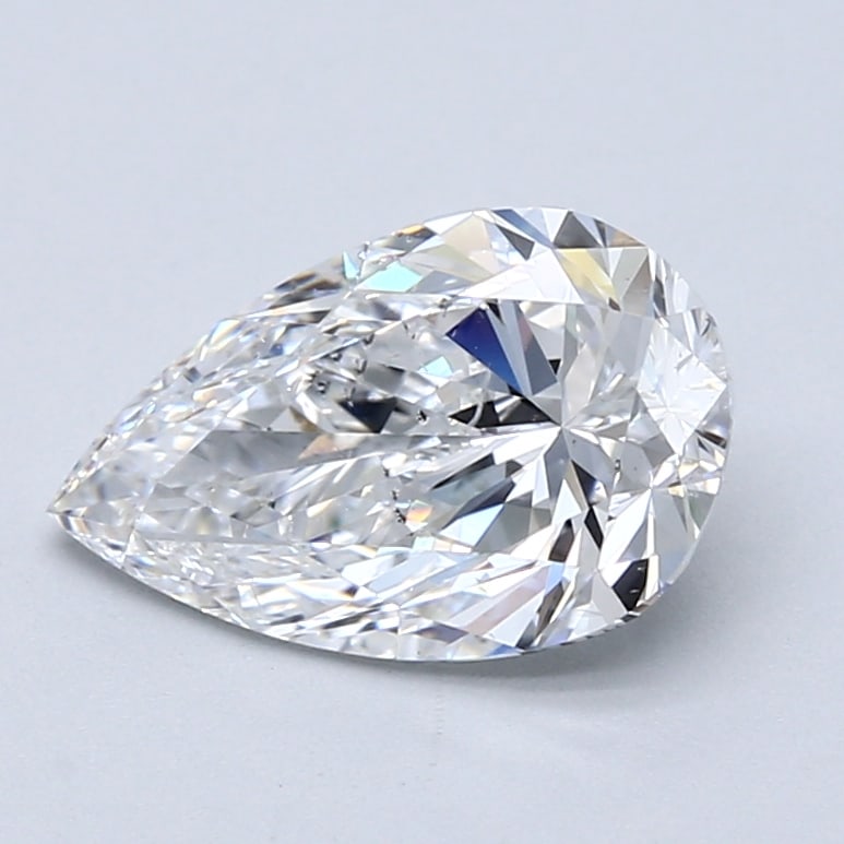 Loose Diamond - PEAR 2.2ct E SI2: Loose Diamond - PEAR 2.2ct E SI2 Source: Natural Mined Diamond Shape: PEAR Carats: 2.2 Color: E Clarity: SI2 Certification: GIA Condition: Pre-Owned PLEASE NOTE: Framed, Large, or heavy items do not h