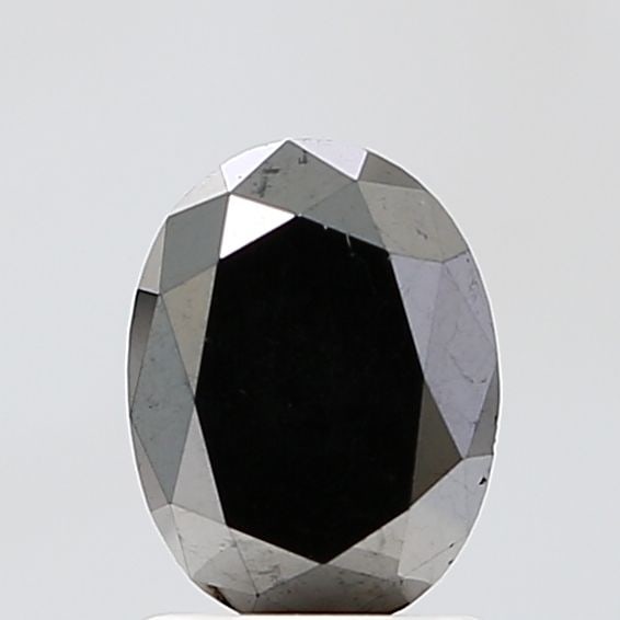 Loose Diamond - OVAL 1.92ct Fancy Black VS2: Loose Diamond - OVAL 1.92ct Fancy Black VS2 Source: Natural Shape: OVAL Carats: 1.92 Color: Fancy Black Certification: NONE Video: