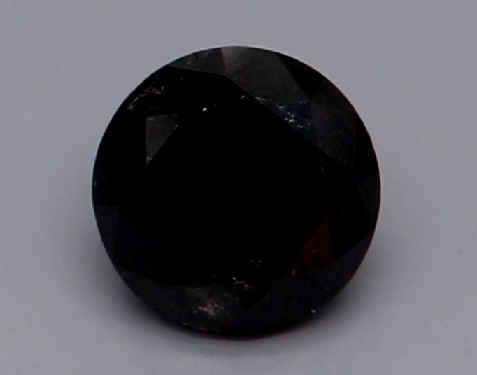 Loose Diamond - ROUND 0.53ct Fancy Black VVS2: Loose Diamond - ROUND 0.53ct Fancy Black VVS2 Source: Natural Shape: ROUND Carats: 0.53 Color: Fancy Black Certification: GIA Video: