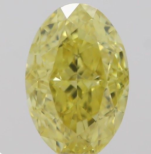 Loose Diamond - OVAL 0.63ct Fancy Intense Yellow VS2: Loose Diamond - OVAL 0.63ct Fancy Intense Yellow VS2 Source: Natural Shape: OVAL Carats: 0.63 Color: Fancy Intense Yellow Certification: GIA Video: