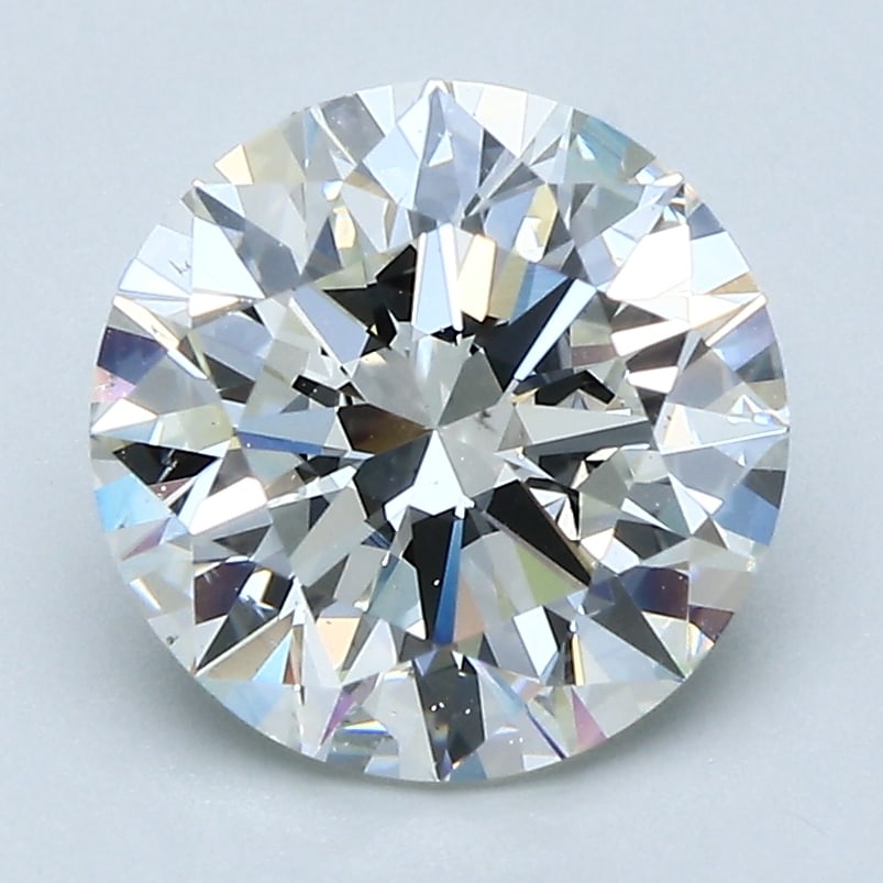 Loose Diamond - Round 2.7ct H SI1: Loose Diamond - Round 2.7ct H SI1 Source: Natural Mined Diamond Shape: Round Carats: 2.7 Color: H Clarity: SI1 Certification: GIA Condition: Pre-Owned PLEASE NOTE: Framed, Large, or heavy items do not