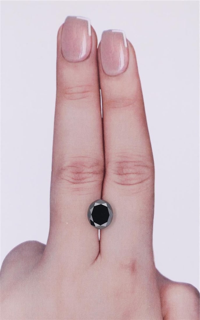 Loose Diamond - OVAL 2.14ct Black: Loose Diamond - OVAL 2.14ct Black Source: Natural Shape: OVAL Carats: 2.14 Color: Black Certification: IGI Video: