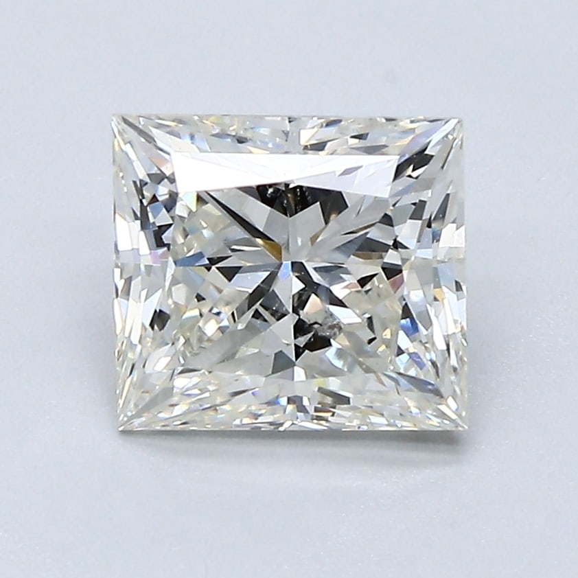 Loose Diamond - PRINCESS 1.92ct J SI2: Loose Diamond - PRINCESS 1.92ct J SI2 Source: Natural Mined Diamond Shape: PRINCESS Carats: 1.92 Color: J Clarity: SI2 Certification: GIA Condition: Pre-Owned PLEASE NOTE: Framed, Large, or heavy item