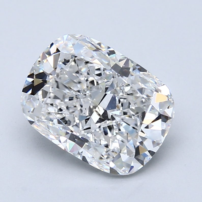 Loose Diamond - CUSHION 3.3ct F SI2: Loose Diamond - CUSHION 3.3ct F SI2 Source: Natural Mined Diamond Shape: CUSHION Carats: 3.3 Color: F Clarity: SI2 Certification: GIA Condition: Pre-Owned PLEASE NOTE: Framed, Large, or heavy items do