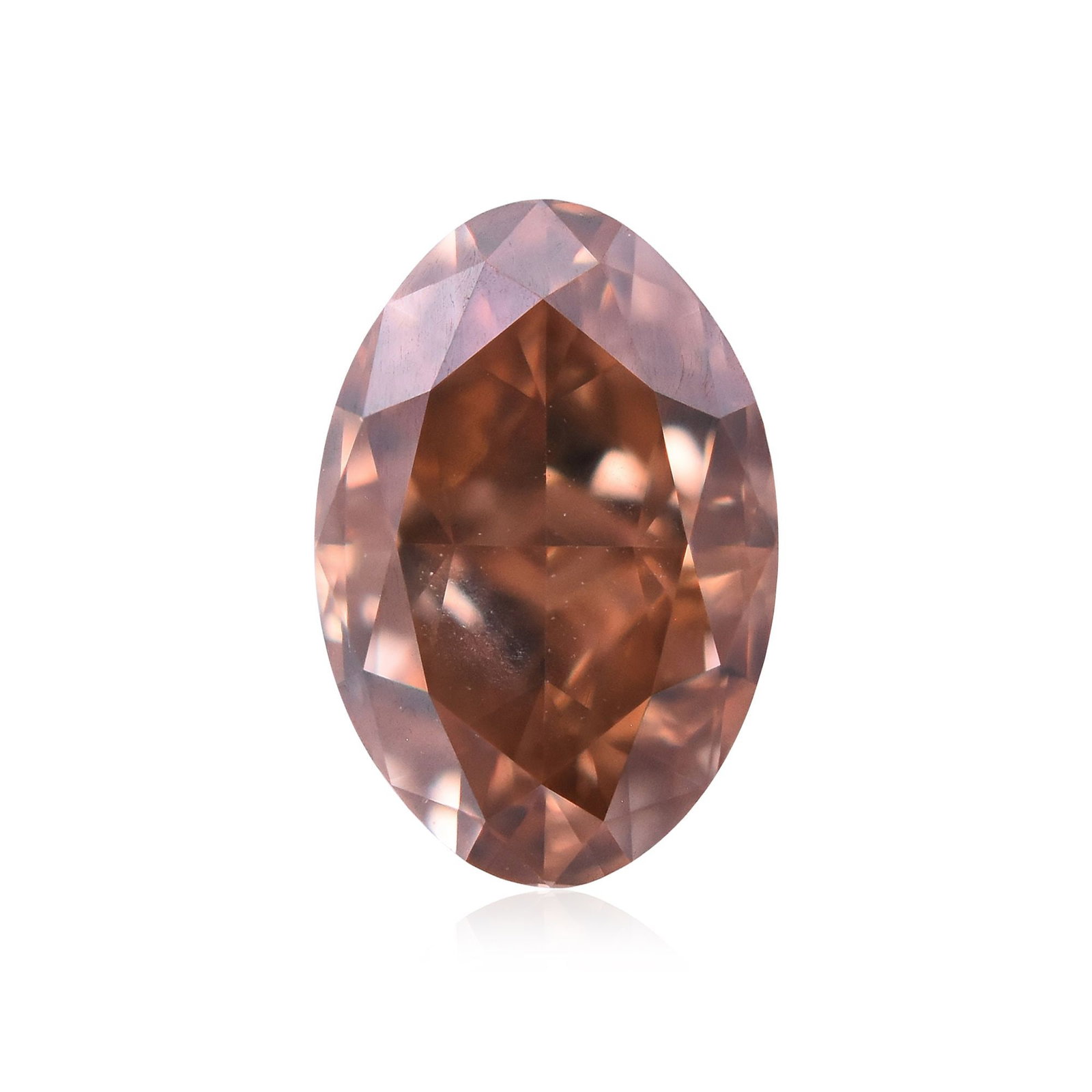Loose Diamond - OVAL 0.54ct Fancy Pink Brown VVS2: Loose Diamond - OVAL 0.54ct Fancy Pink Brown VVS2 Source: Natural Shape: OVAL Carats: 0.54 Color: Fancy Pink Brown Certification: GIA Video: