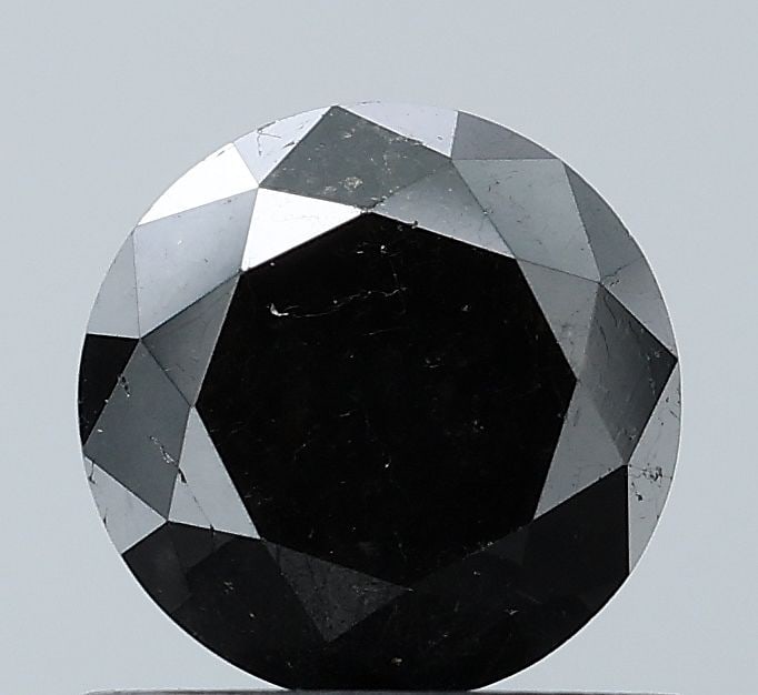 Loose Diamond - ROUND 0.9ct Fancy Black VS2: Loose Diamond - ROUND 0.9ct Fancy Black VS2 Source: Natural Shape: ROUND Carats: 0.9 Color: Fancy Black Certification: NONE Video: