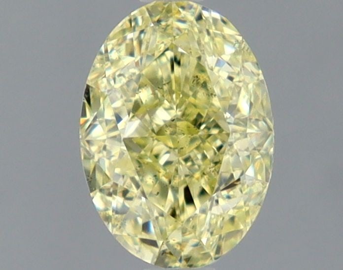 Loose Diamond - OVAL 1.01ct Fancy Light Yellow SI2: Loose Diamond - OVAL 1.01ct Fancy Light Yellow SI2 Source: Natural Shape: OVAL Carats: 1.01 Color: Fancy Light Yellow Certification: GIA Video: