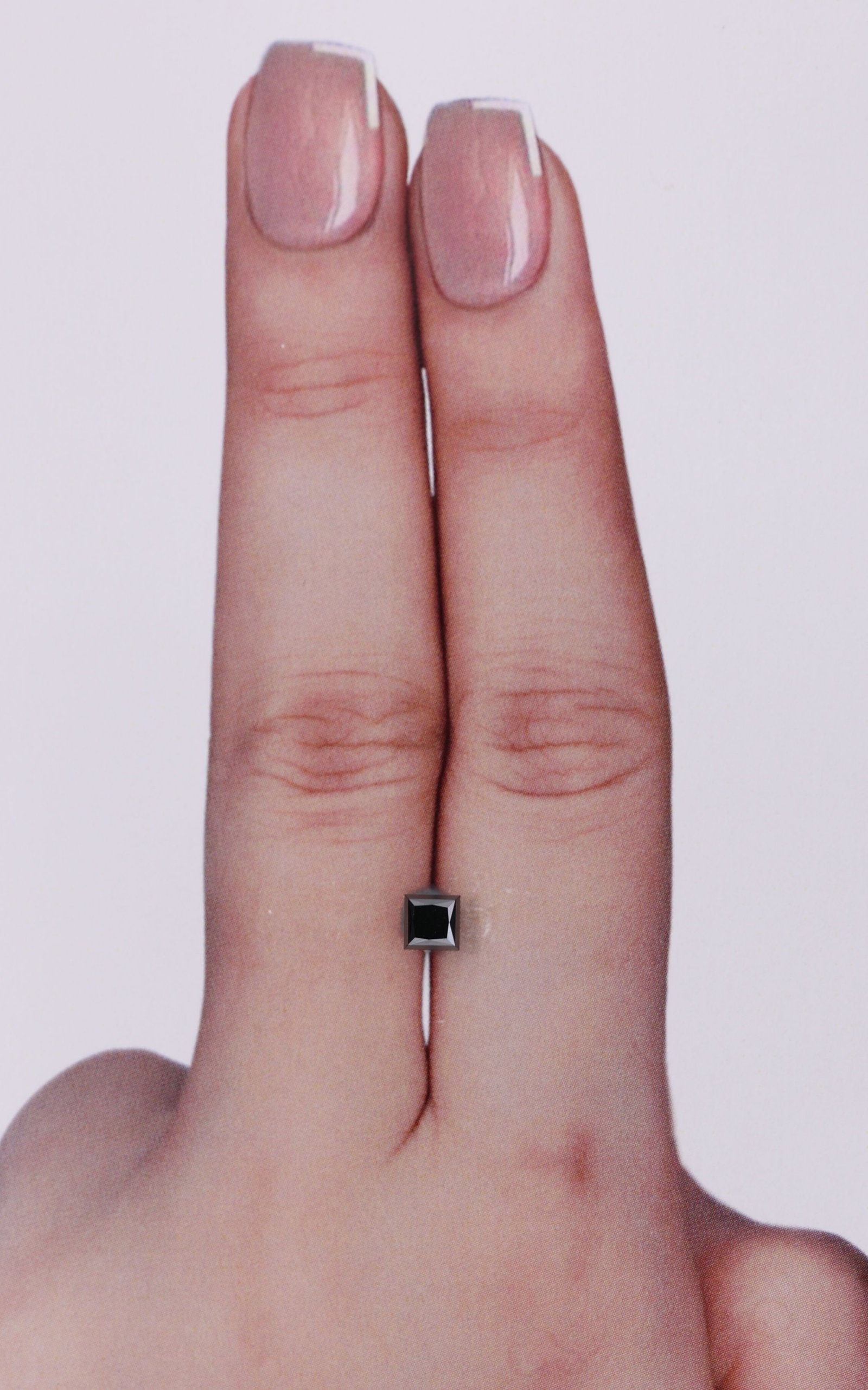 Loose Diamond - PRINCESS 0.41ct Fancy Black VVS2: Loose Diamond - PRINCESS 0.41ct Fancy Black VVS2 Source: Natural Shape: PRINCESS Carats: 0.41 Color: Fancy Black Certification: NONE Video: