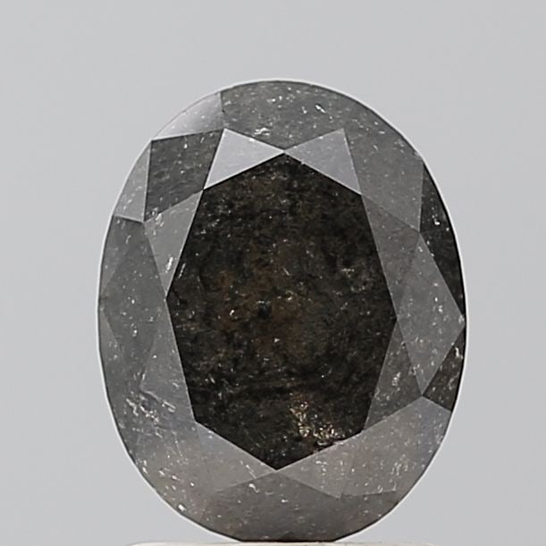 Loose Diamond - OVAL 1.52ct Salt and Pepper VVS2: Loose Diamond - OVAL 1.52ct Salt and Pepper VVS2 Source: Natural Shape: OVAL Carats: 1.52 Color: Salt and Pepper Certification: NONE Video: